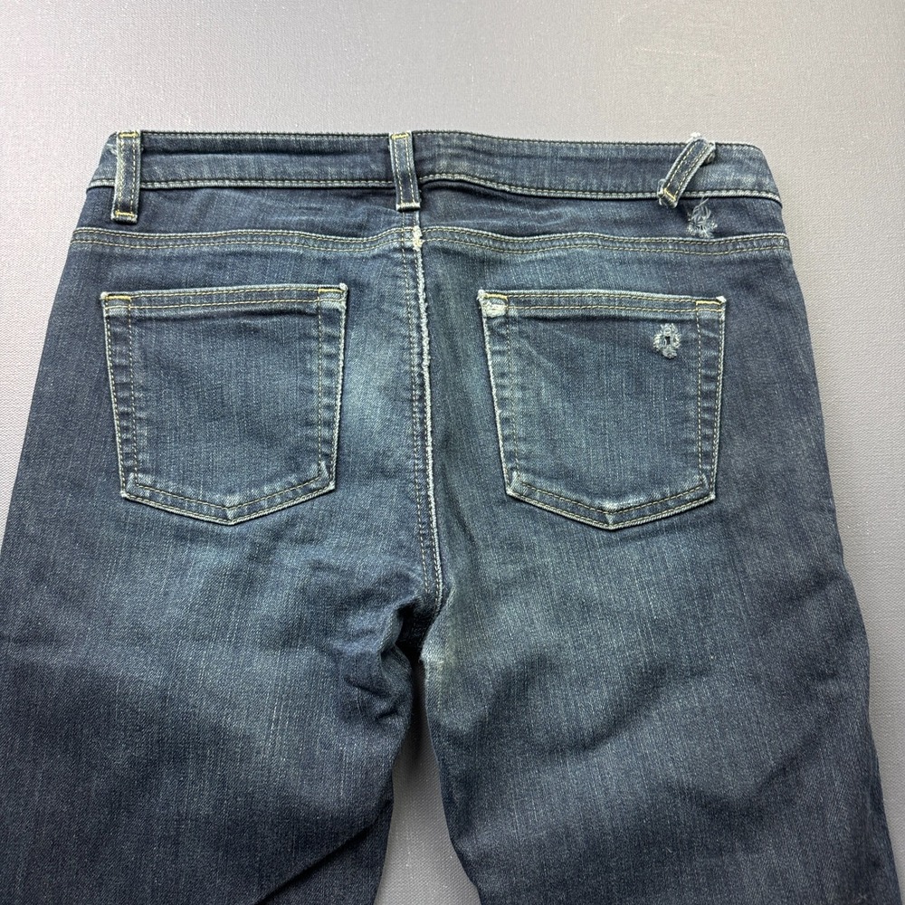 Michael Kors Jeans Women's 4 Bootcut Blue Faded Denim Dark Wash Classic - Picture 14 of 16